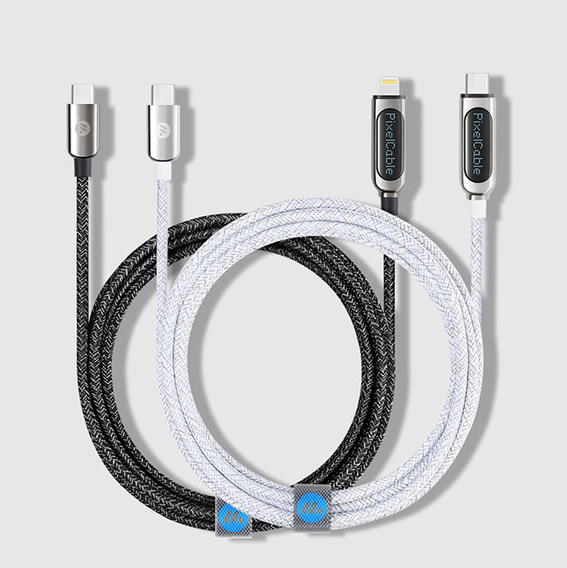 PixelCable USB-C to USB-C 100W Cable (6ft)